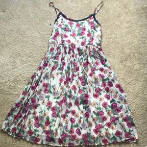 Lovely floral mid calf dress